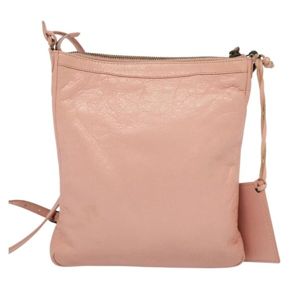 BALENCIAGA Shoulder Bag Leather Pink 310250 Auth hk2257V - Picture 2 of 14